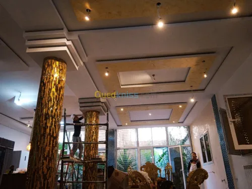 Décoration de place plâtre-pvc-démonta