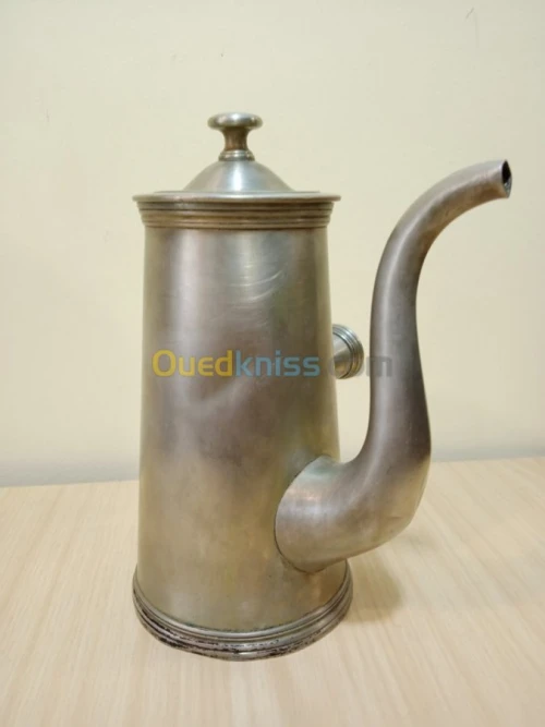Ancienne chocolatière verseuse métal argenté 