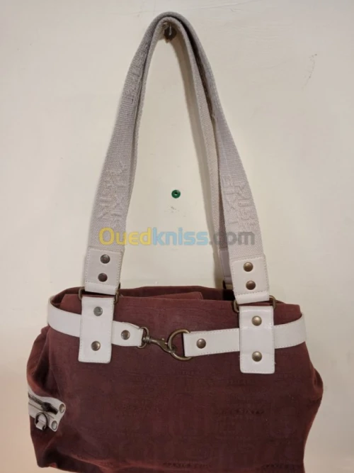 Sac toile maron pour femme 