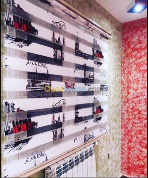 Store zébra californien enrouleur vénitien