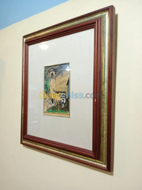 Tableau sur feuille Or 23 K Italie 