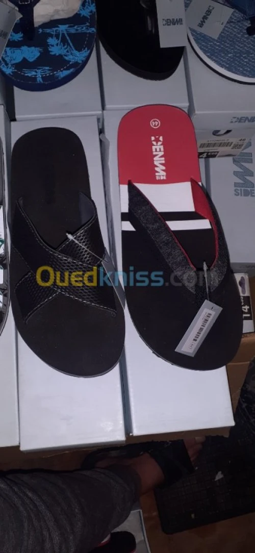 Tongs denim side orginel  