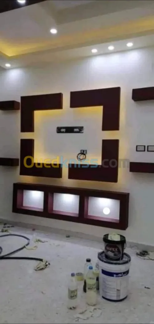 Placo platr et decoration 