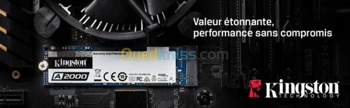 Kingston A2000 500 GO / 1 To SSD Nvme M.2 2280