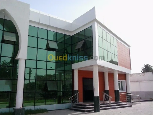 pose alluco bande mur rideau tout les facade vantile faux plafand placo platre et menuiserie alluminume.....