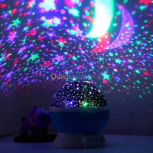 Lampe de Projection Étoilée Rotative