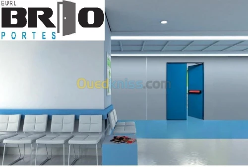 porte coupe feu issue de secours 
