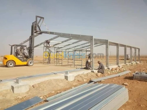 Fabrication et montage de charpente 