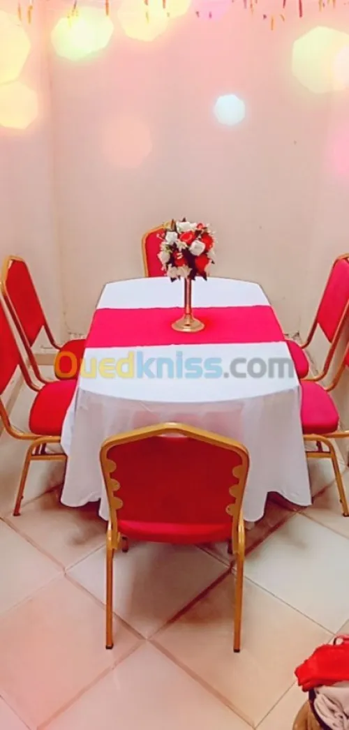 L'occasion chaises tables fête