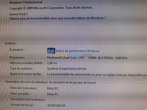 Pc bureau complet 