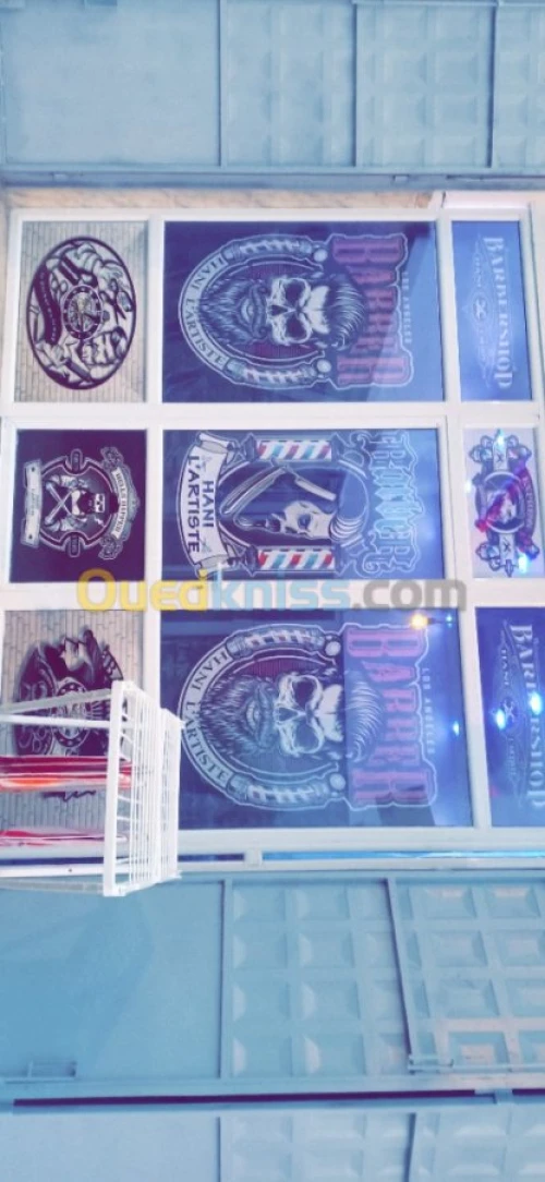 Habillage de vitrine تغليف و تزيين الو