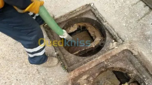 Débouchage conduite vidange fosse 