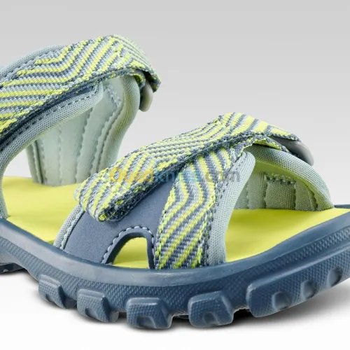 Sandales De Randonnée Kid Bleu jaune