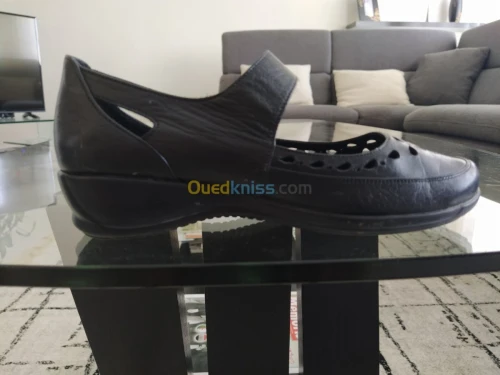 Ballerine on cuir