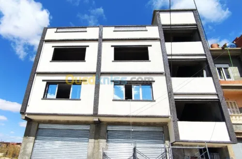 Monocouche mouchete écrasé façade 