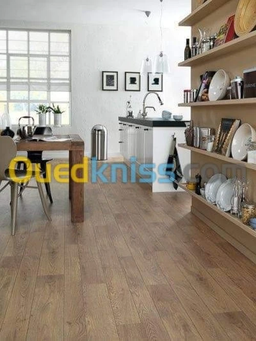 parquet stratifié & Pvc