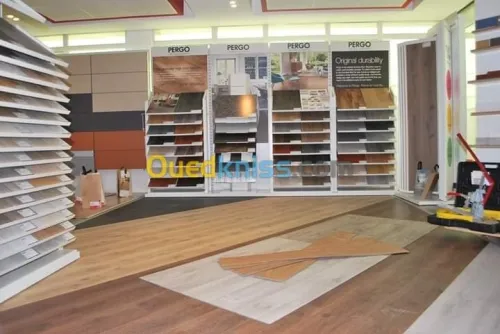 parquet stratifié & Pvc