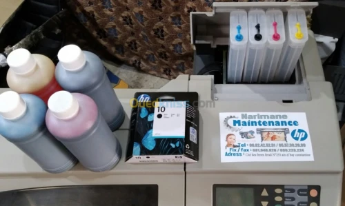 Cartouches rechargeables hp500/510/800 (10 et 82)