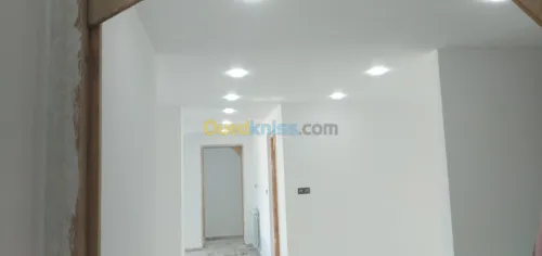 Électricité, climatiseur, placo BA13,P