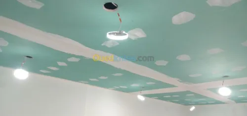 Électricité, climatiseur, placo BA13,P