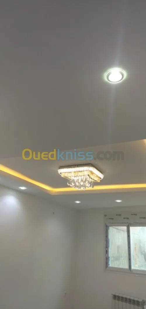 Électricité, climatiseur, placo BA13,P