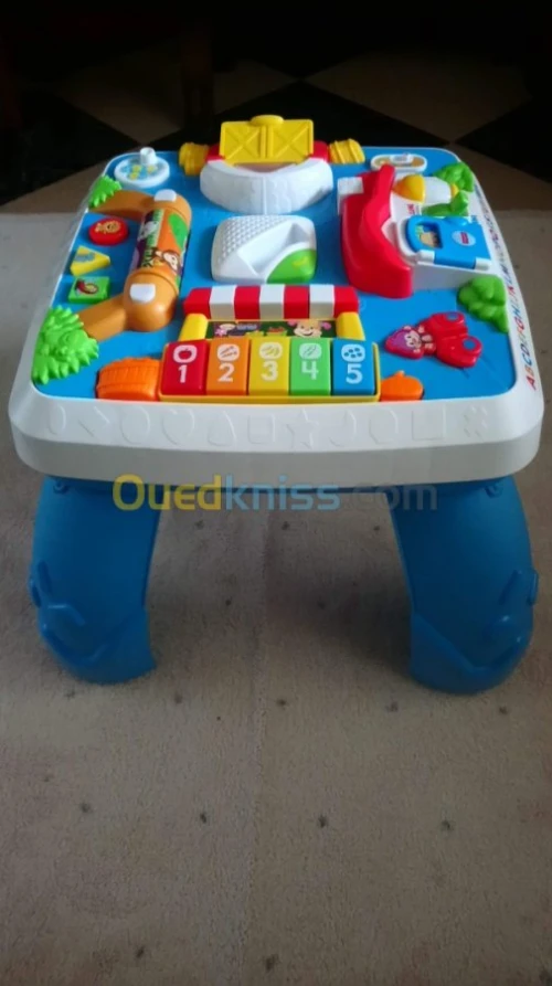 Trotteurs, tables d'activités transat,