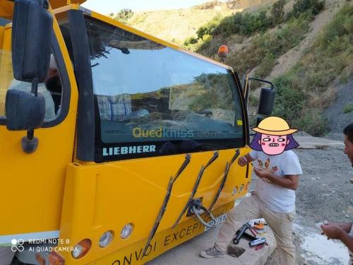 Pare brise GRUE زجاج الرافعات