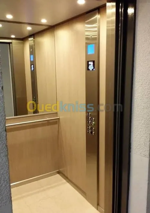 Fourniture et pose  des ascenseurs 