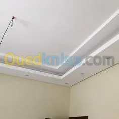 Placo plâtre pvc pentures