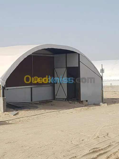 بيع وتركيب بيوت تربية الدواجن والبستنة