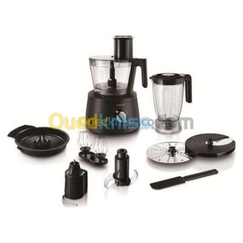PHILIPS Robot De Cuisine 50 Fonctions 1300 Watts - Hr7776 - Noir