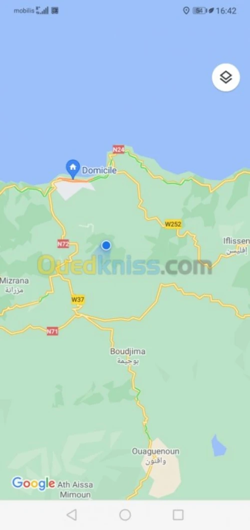 Vente Terrain Tizi ouzou Tigzirt