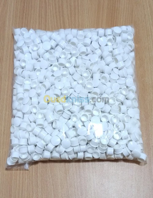 Cache trou vis blanc pour ALU-PVC