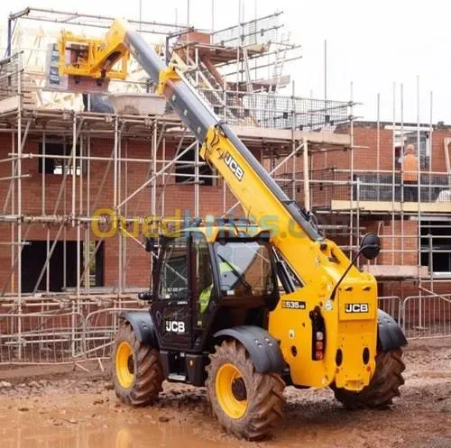 Pare brise JCB télescopique