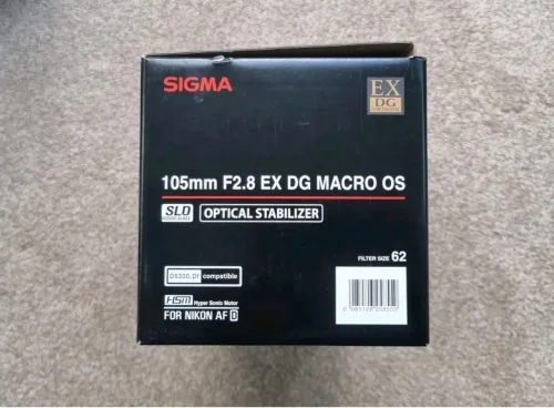 Objectif sigma macro 105mm F2.8