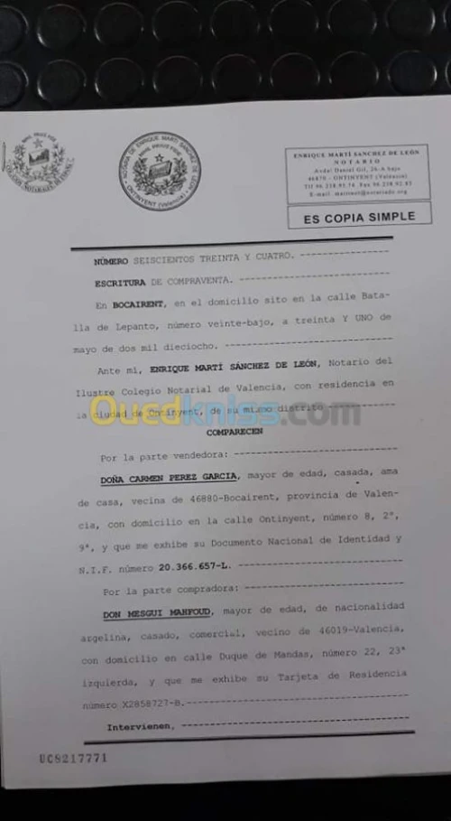 Vente Terrain Agricole Espagne