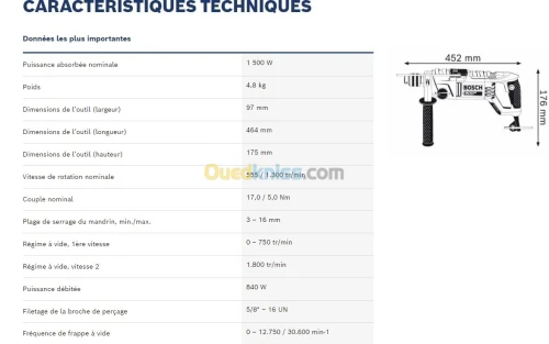 PERCEUSE BOSCH PRO GSB 162-2 RE