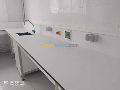 Paillasses de laboratoire 