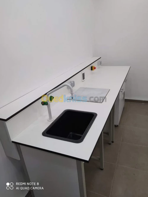 Paillasses de laboratoire 