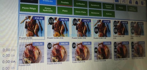 Logiciel Supérettes, Réstaurant  ..etc