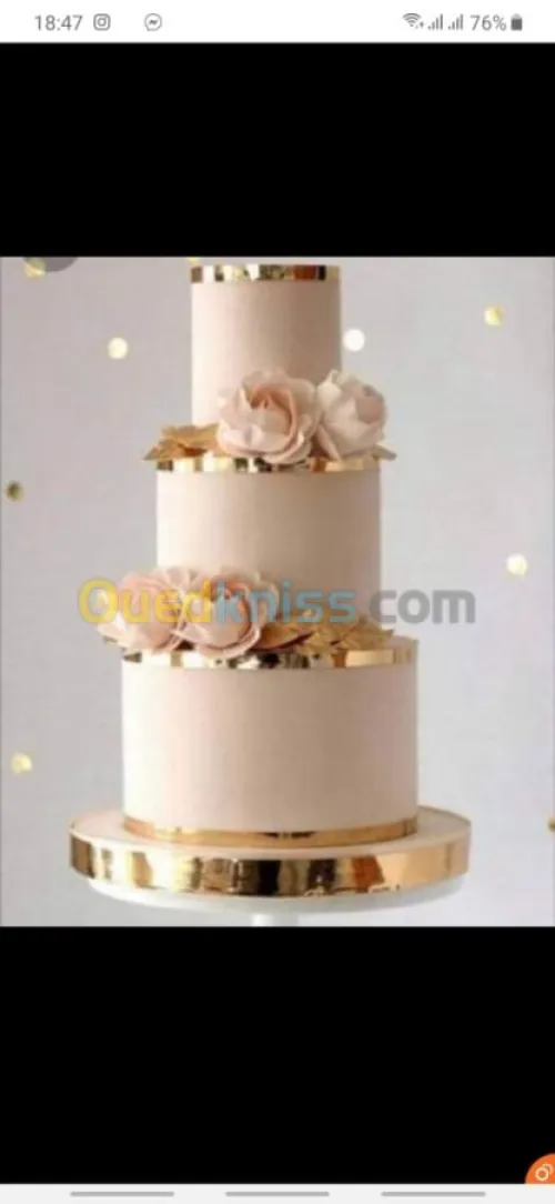 piece montée cake design mariage 