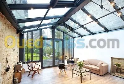 VERRIERE ALUMINIUM EN DOUBLE VITRAGE 
