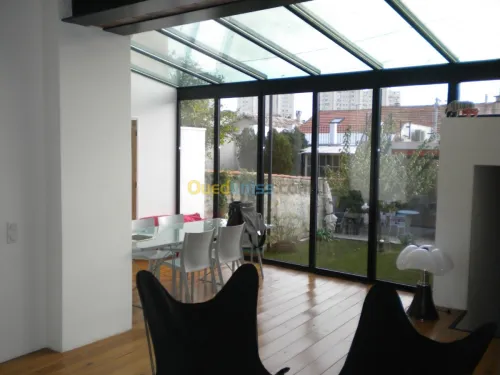 VERRIERE ALUMINIUM EN DOUBLE VITRAGE 
