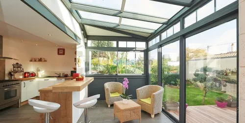 VERRIERE ALUMINIUM EN DOUBLE VITRAGE 