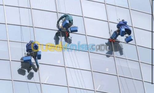 ALPINISTES CORDISTE NETTOYAGE FAÇADE