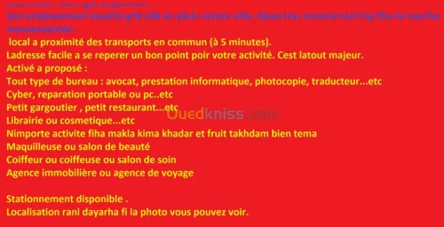 Location Local Oran Oran