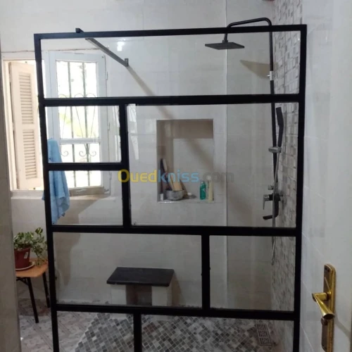 Réalisation de verrières /séparation. 