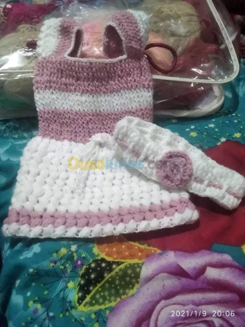 Bonnet Taqia homme et Bonnet pour bébé