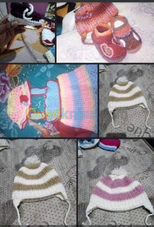 Bonnet Taqia homme et Bonnet pour bébé