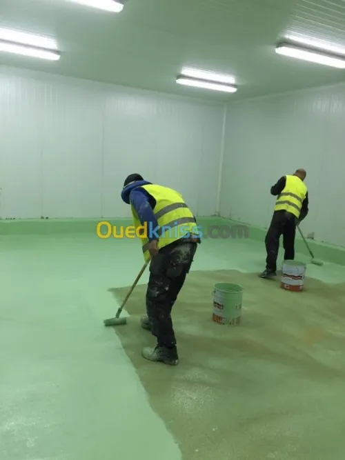 Revêtement de sol en résine Epoxy 